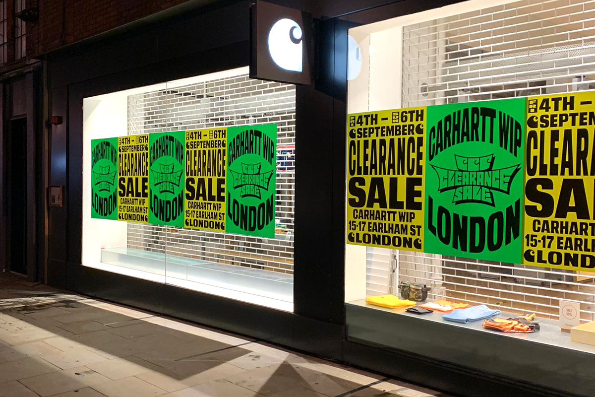 Flourecent Window Vinyl - Carhartt WIP