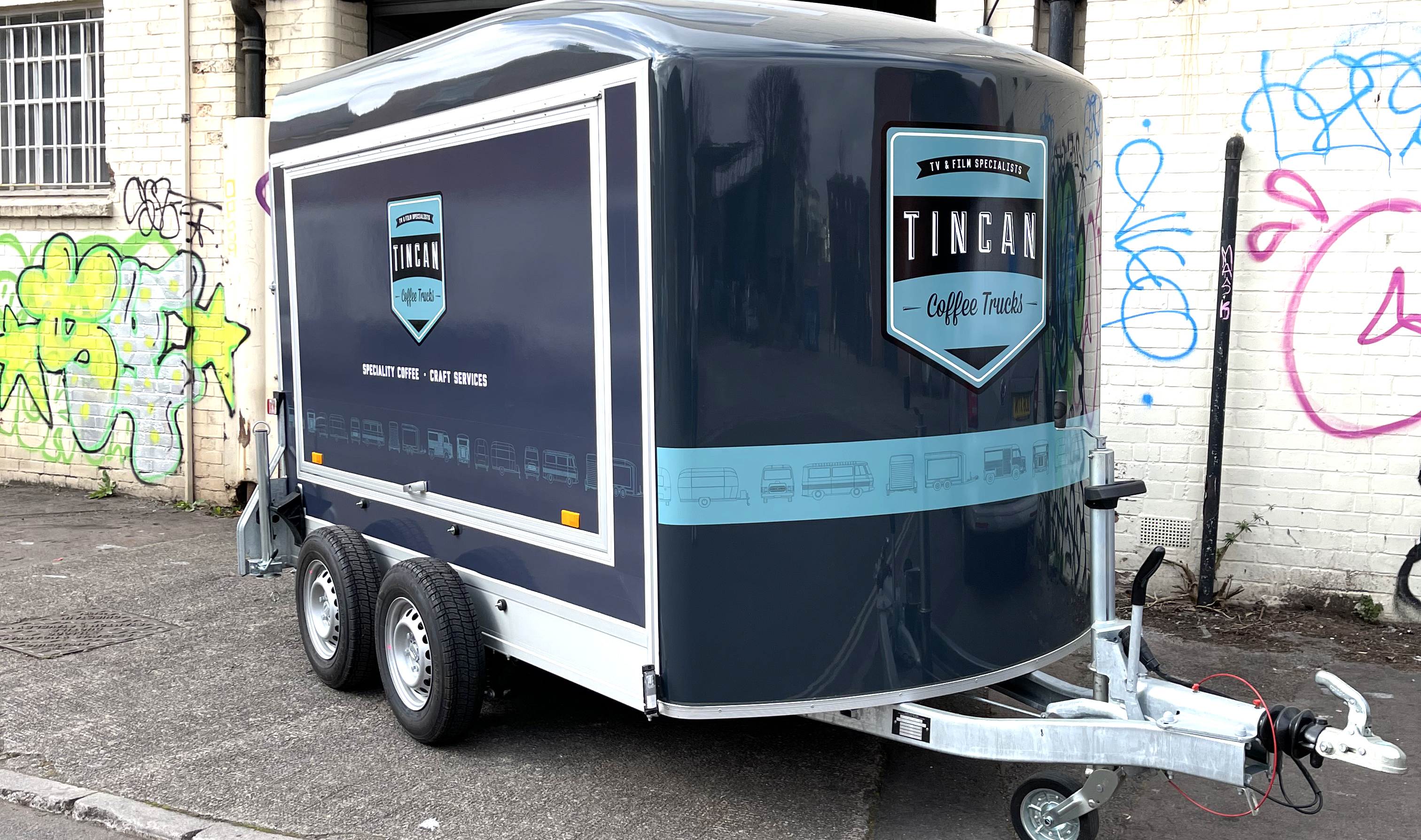 Vinyl wrapping Bristol - Catering trailer Vinyl wrap