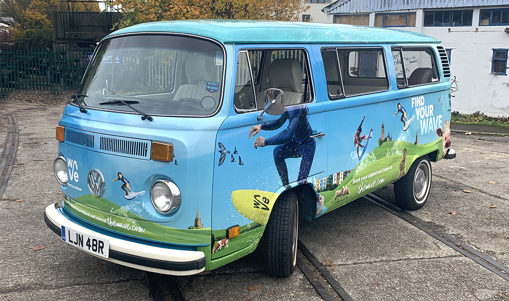 Vinyl wrapping Bristol - Vw Van Camper Wrap Side