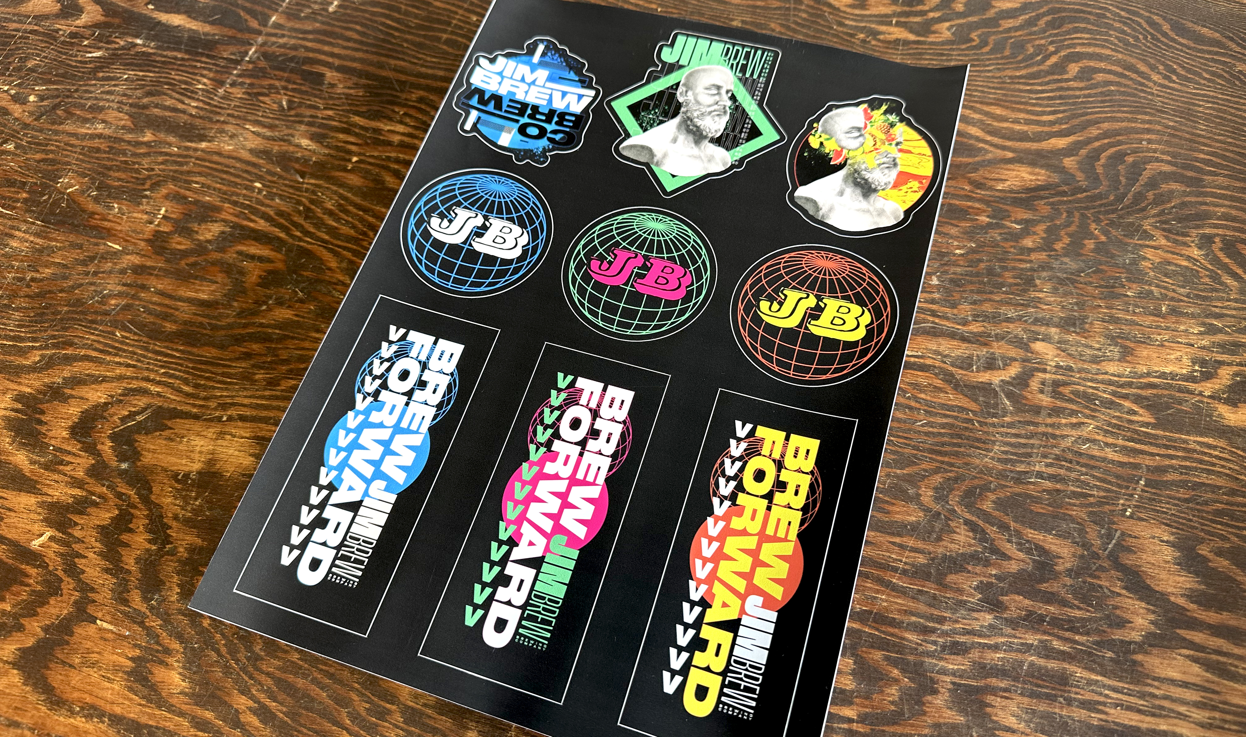 Sticker Printing Bristol Jim Brew