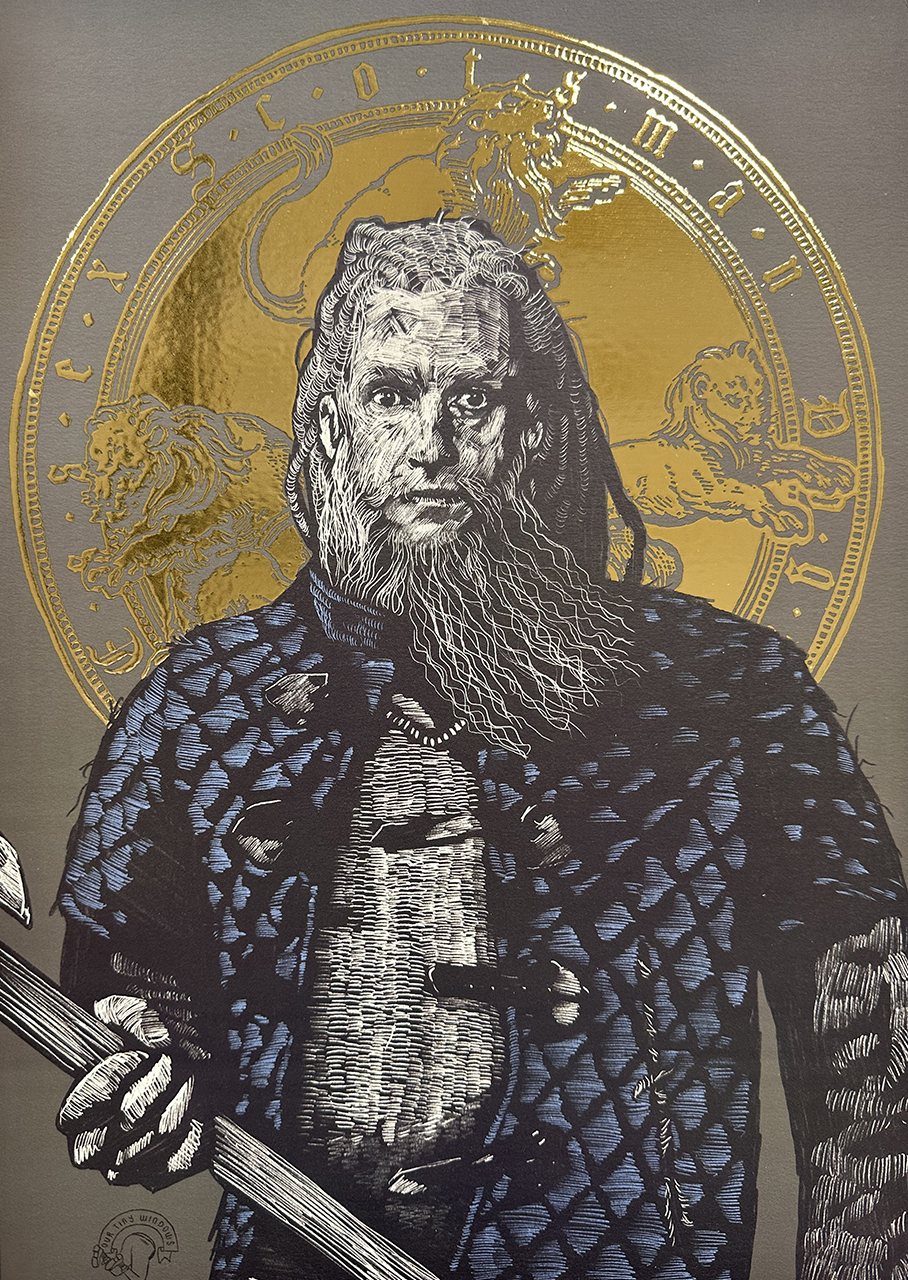 Gold Scodix Portrait