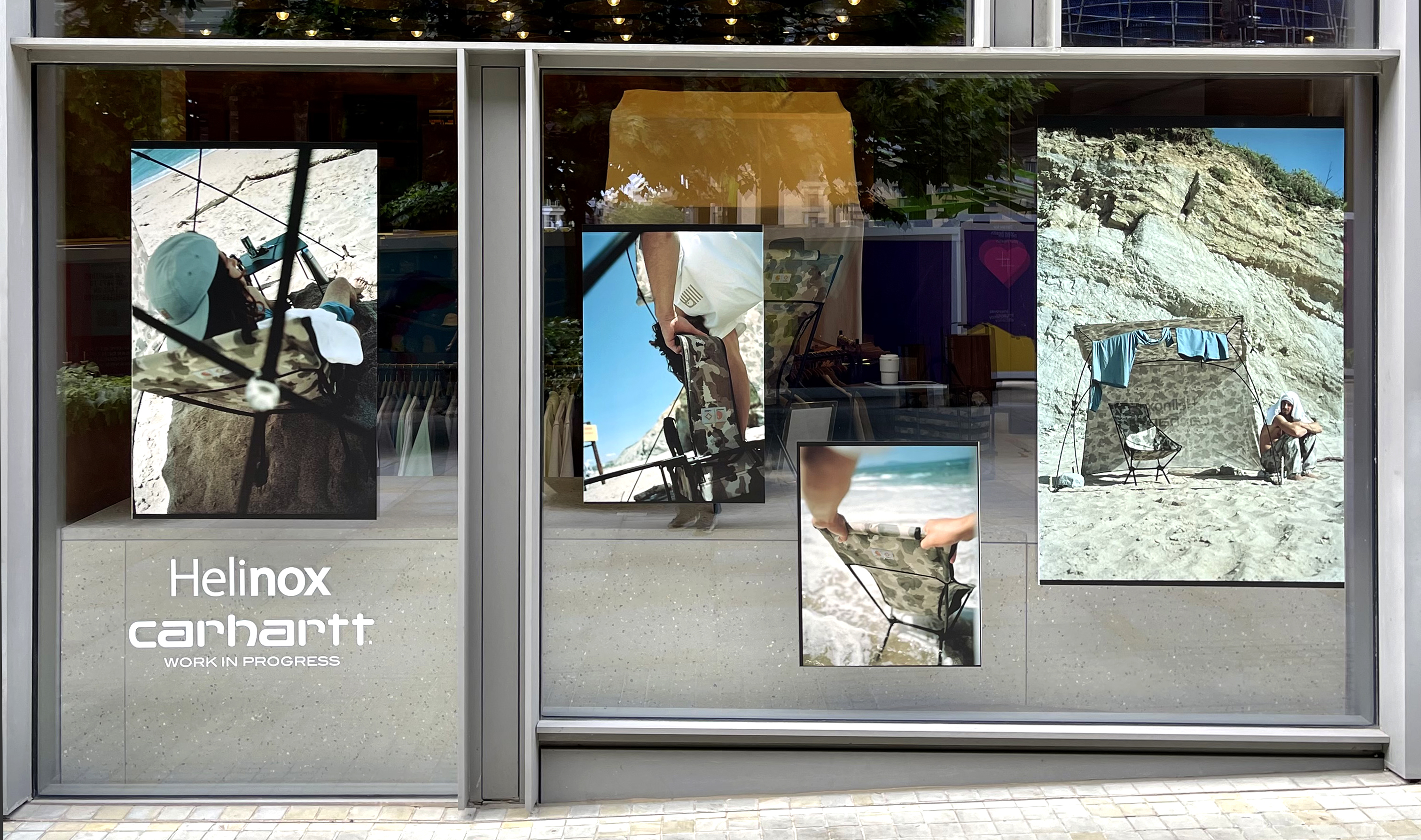 Vinyl Window Graphics Bristol - Window Graphics Carhartt Helinox