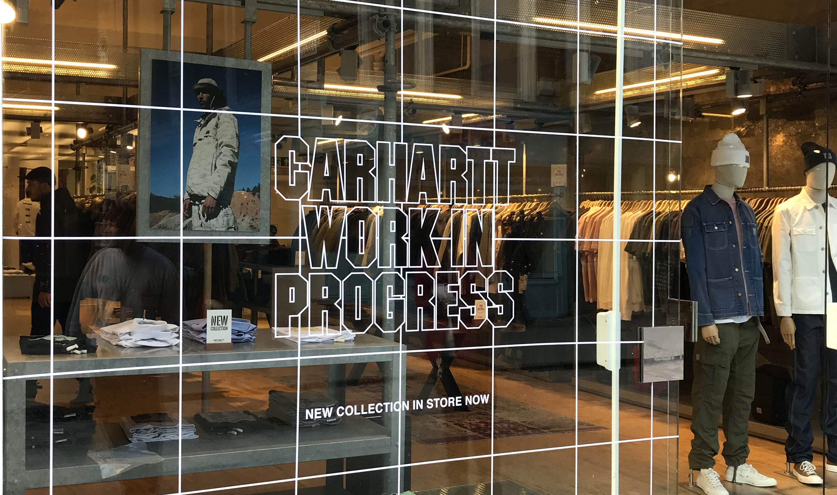 Vinyl Window Graphics Bristol - Window Vinyl Carhartt New Colection Covent Garden