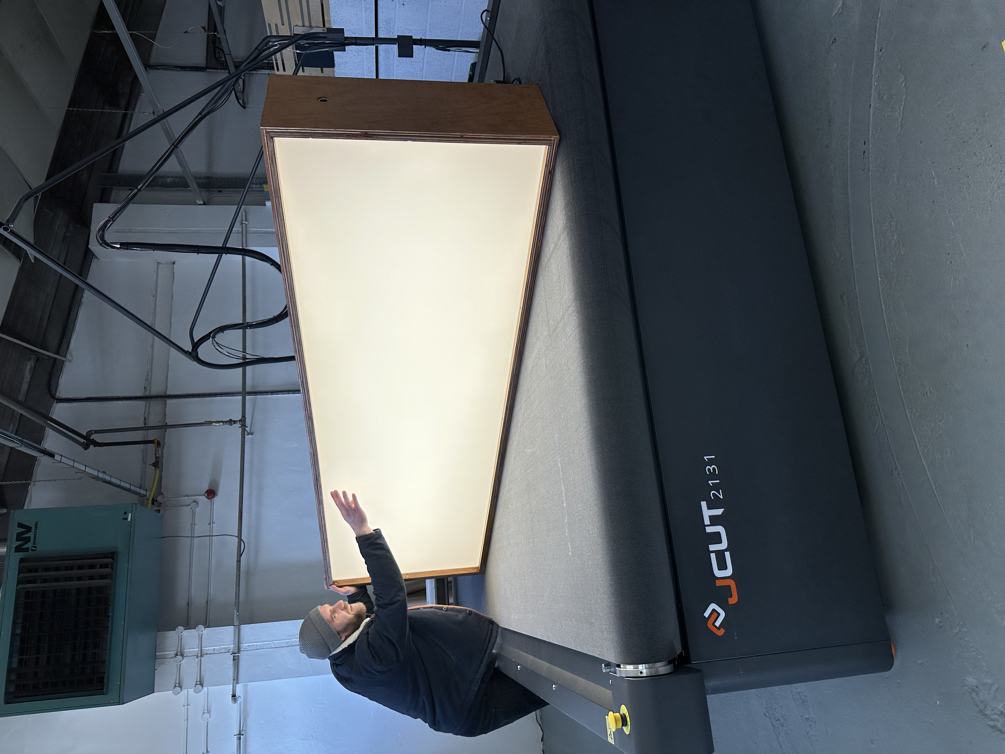 Large Hardwood light box