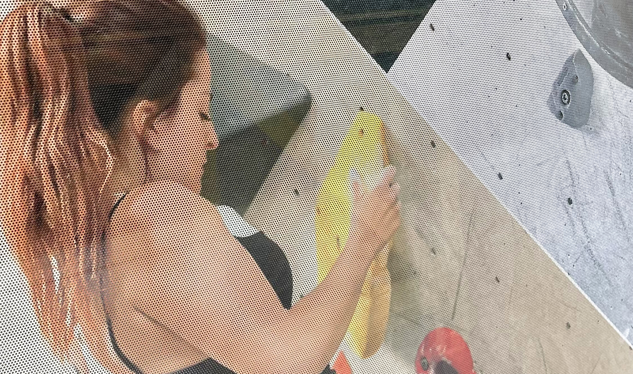 Perforated Window Vinyl